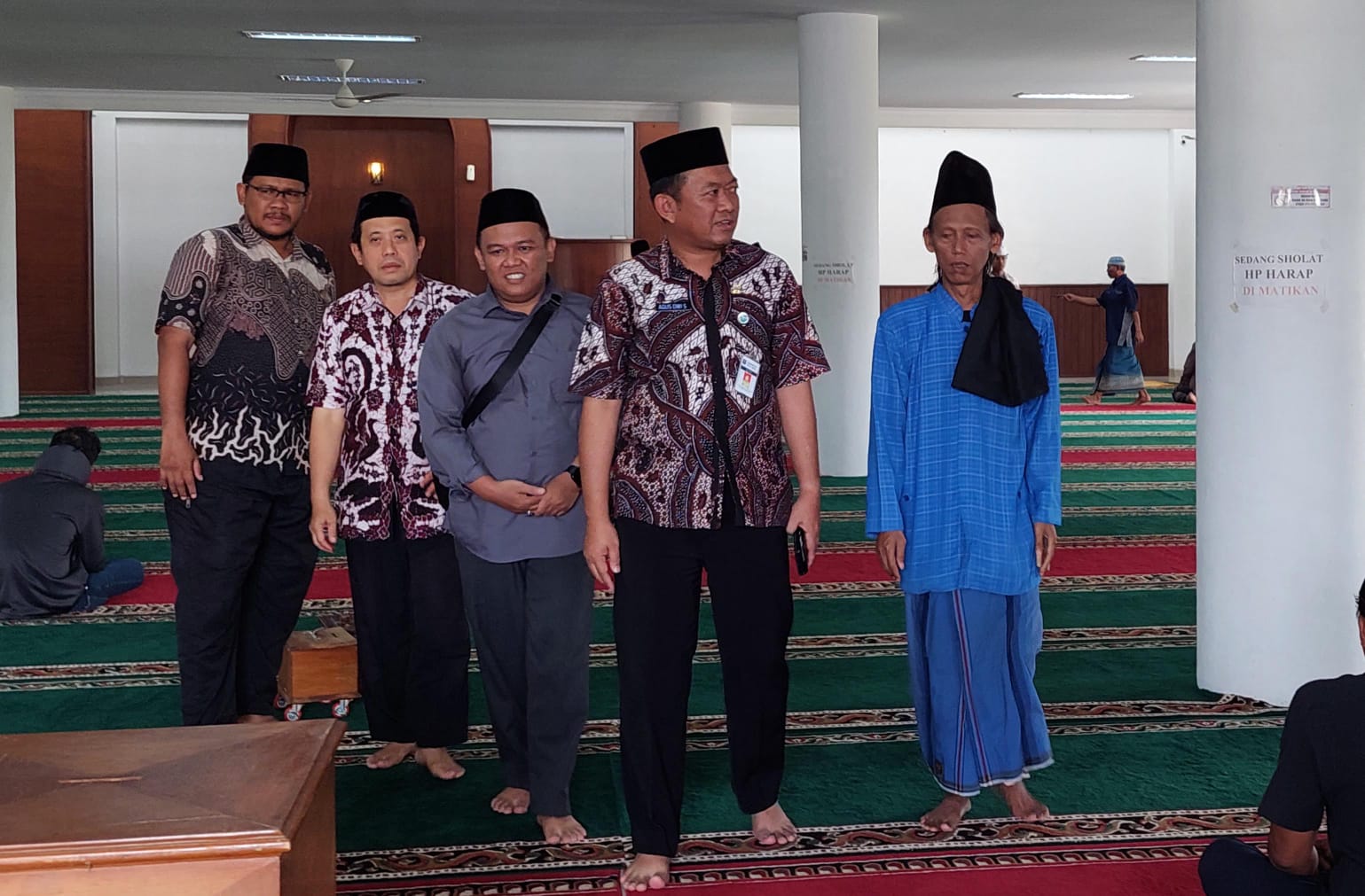 Sekda Kota Tegal Hadiri Salat Jumat di Masjid At Tsumery