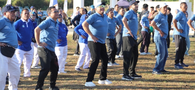 Rakorkomwil III APEKSI di Kota Salatiga di Awali dengan Senam Bersama dan Tanam Pohon