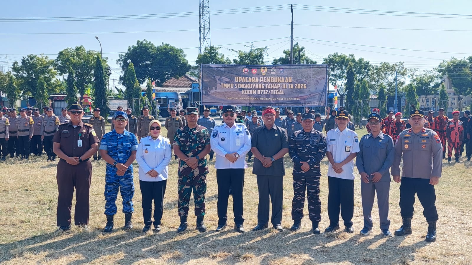 Buka TMMD Sengkuyung Tahap III 2026, Wali Kota Tegal Ajak Masyarakat Perkuat Gotong Royong Bangun Negeri 